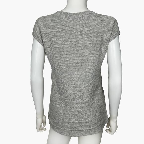 MADEWELL Women's Sailport Sweater-Vest (Gray | Size XXS) - Picture 3 of 7
